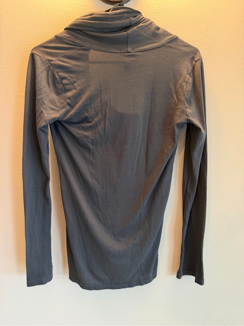 Splendid Slate Gray Cowl Neck Long Sleeve top - Picture 5 of 5